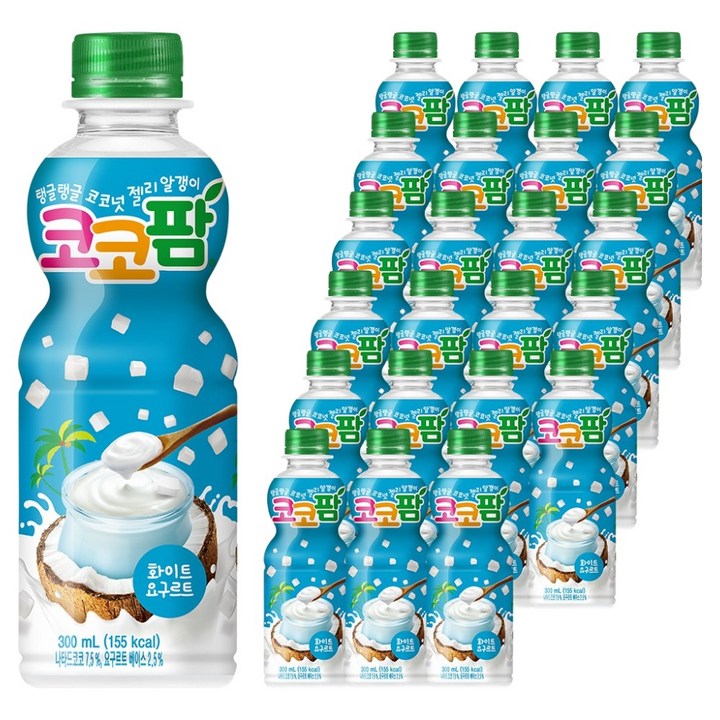 코코팜 화이트 요구르트, 300ml, 24개