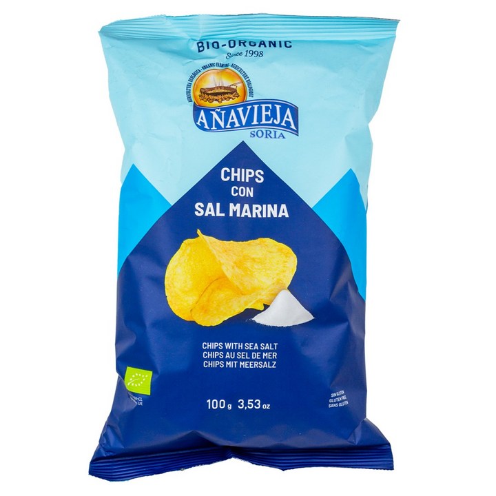 아냐비에하 오가닉 씨쏠트 포테이토칩, 100g, 1개