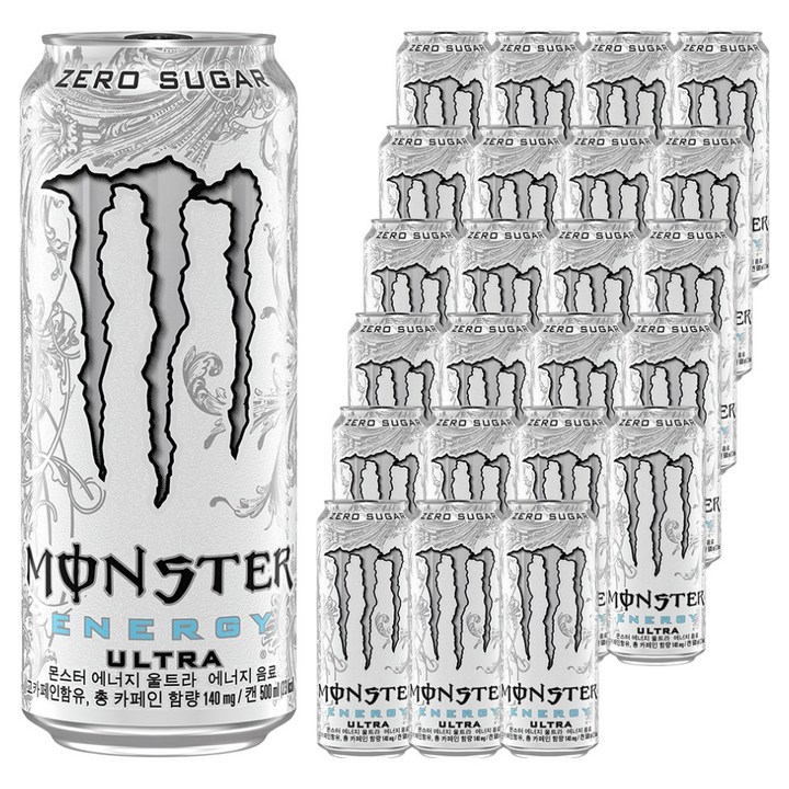 몬스터에너지 울트라, 500ml, 24개