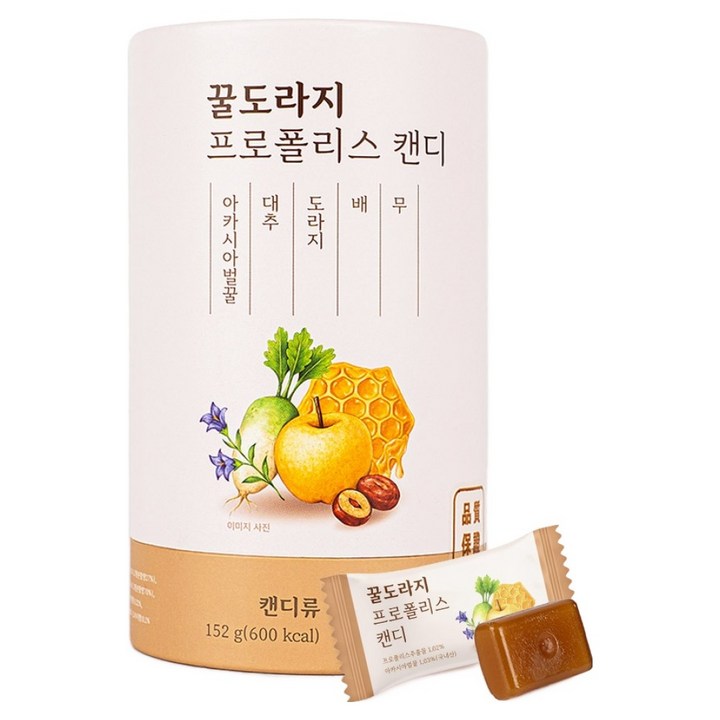 꿀도라지 프로폴리스 캔디, 152g, 1개
