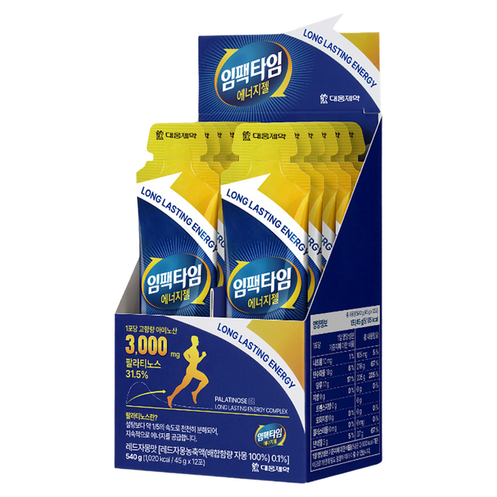 대웅제약 임팩타임 에너지젤, 45g, 12개