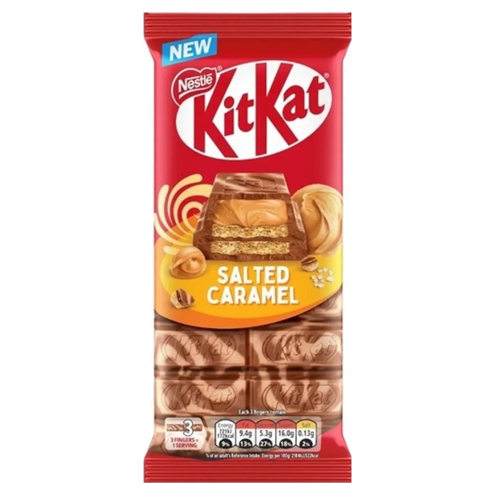 KitKat 솔티드 카라멜 초콜렛바, 99g, 1개