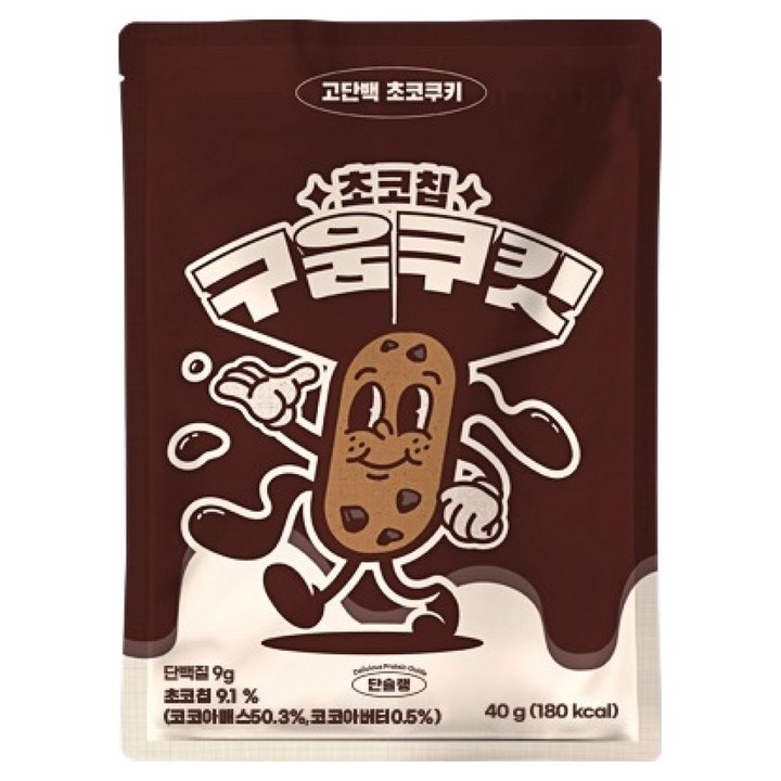 단슐랭 구움쿠킷 초코칩, 40g, 1개