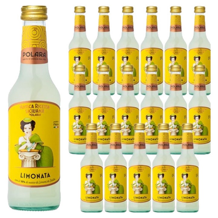 폴라라 안티카리세타시칠리아나 리모나타 베르델리 탄산음료, 18개, 275ml