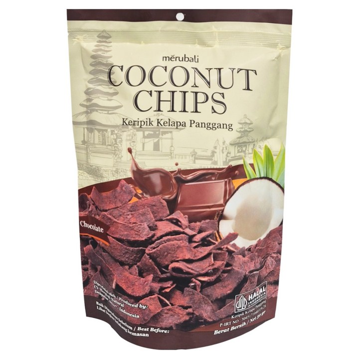 메루발리 코코넛 칩스 초코맛, 50g, 1개