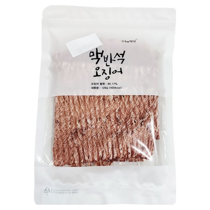 더먹다 자연오감 맥반석 오징어, 120g, 1개