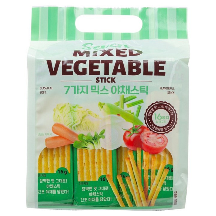7가지 믹스 야채스틱, 256g, 1개