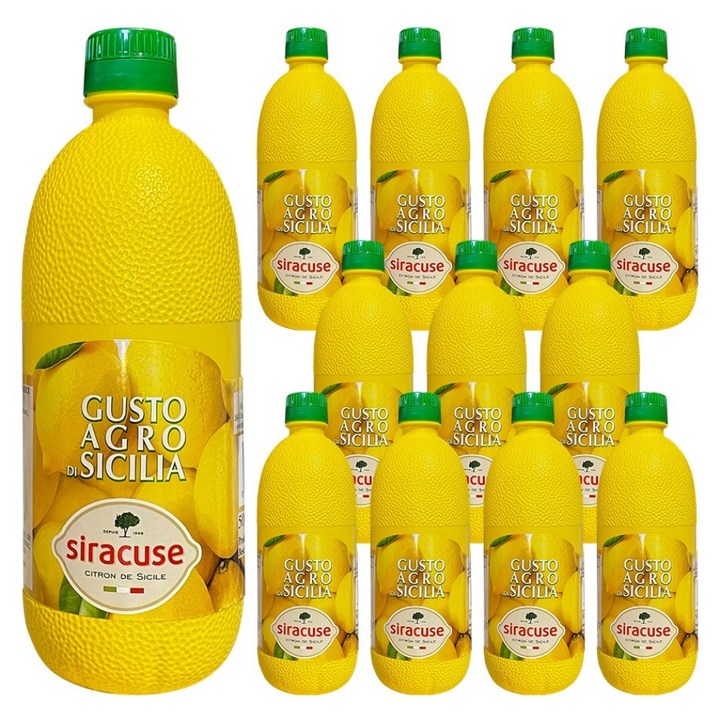 시라큐스 레몬주스, 500ml, 12개