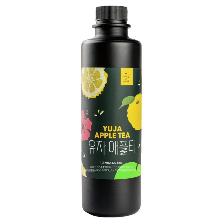 스위트컵 찻잎담다 유자 애플티, 1.2L, 1.2kg, 1개