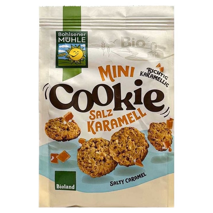 볼제너뮬러 유기농 솔티카라멜 미니쿠키, 125g, 1개