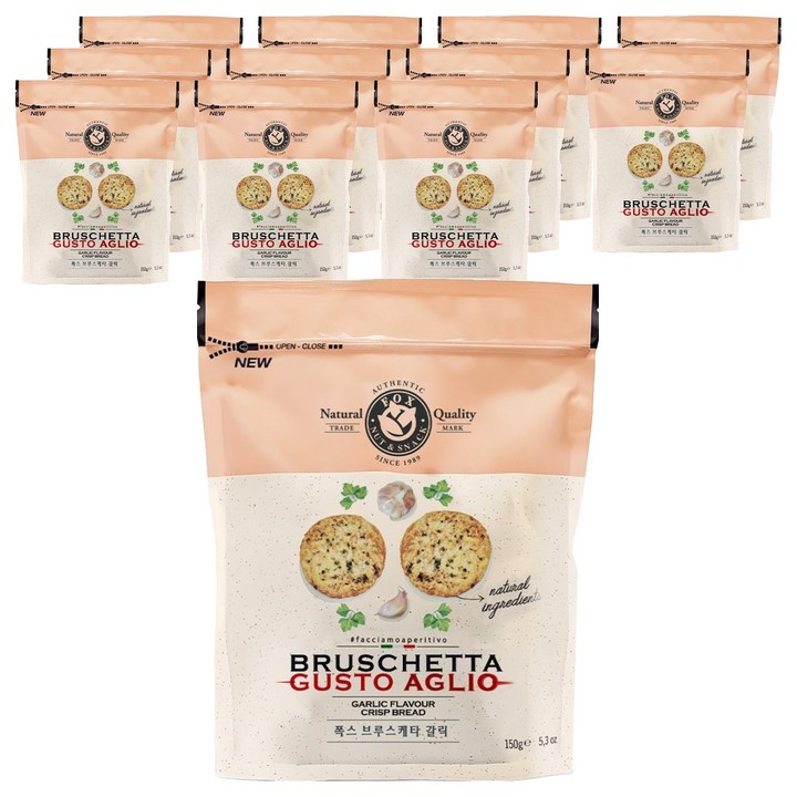 폭스 브루스케타 갈릭, 150g, 12개