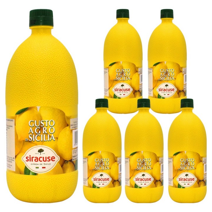 시라큐스 레몬쥬스, 1L, 6개