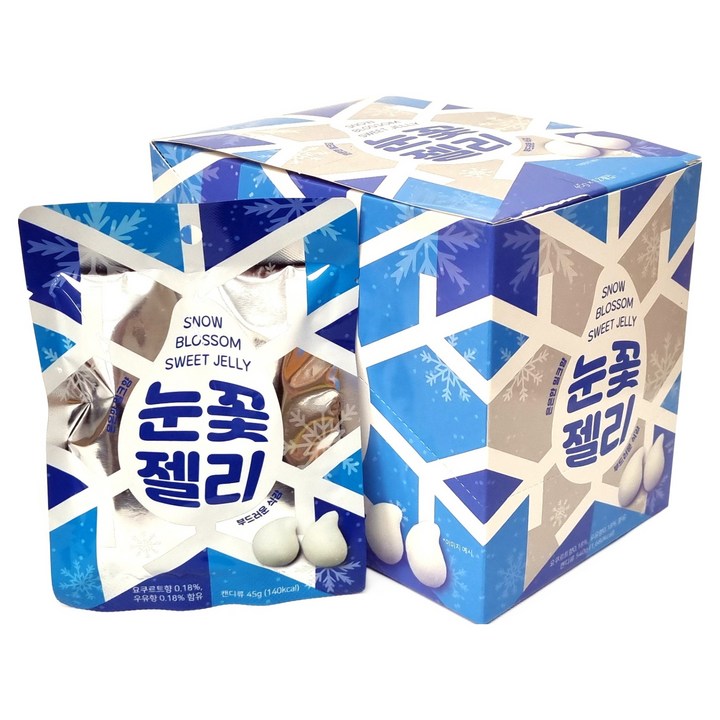 눈꽃젤리, 12개, 45g