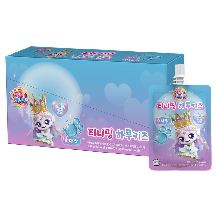 캐치티니핑 하루키즈 소다맛, 10개, 100ml