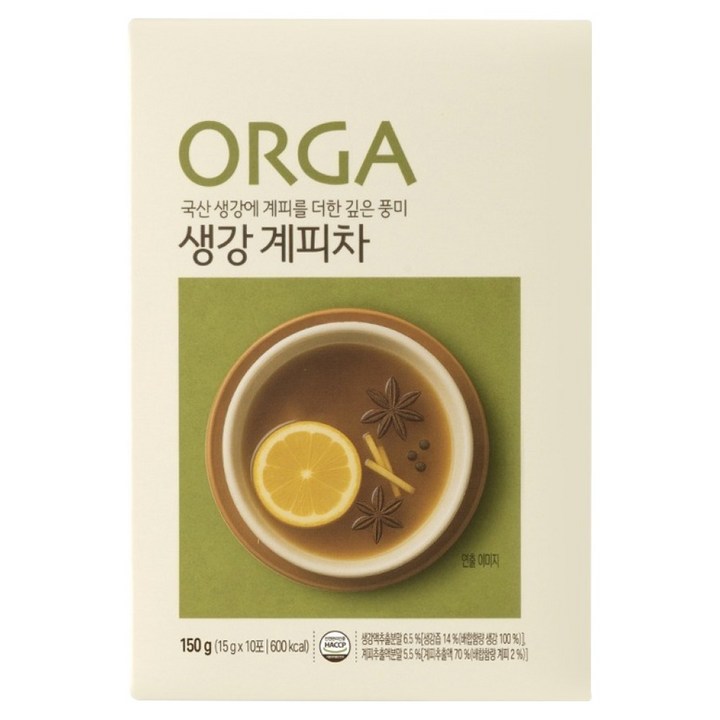 올가홀푸드 생강 계피차, 15g, 10개입, 1개