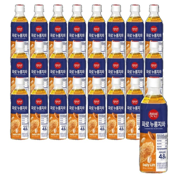 햇반 파로 누룽지차, 24개, 500ml