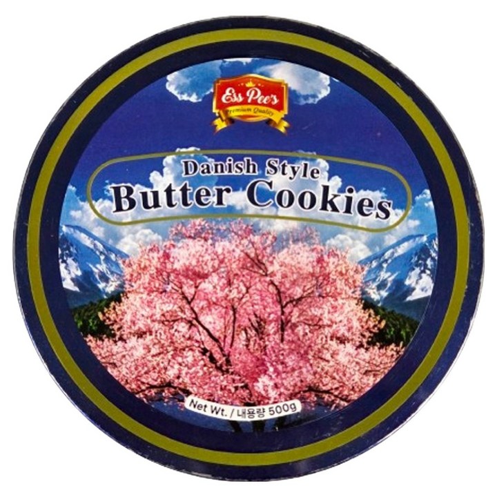 데니쉬 버터 쿠키 체리블라썸, 500g, 1개