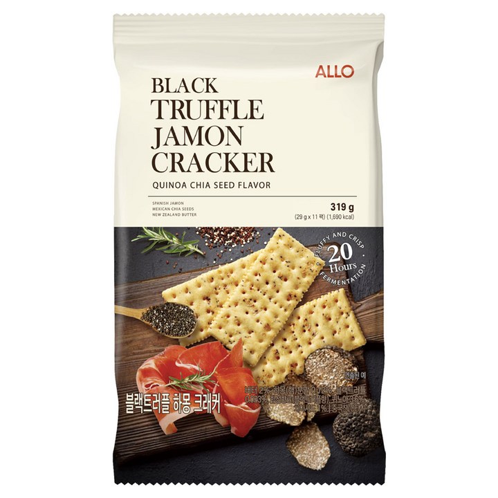 알로 블랙 트러플 하몽 크래커 11p, 1개, 319g