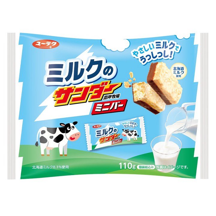 블랜썬더 미니바 밀크 초콜릿, 1개, 110g