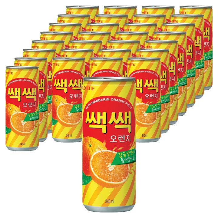 쌕쌕 오렌지, 240ml, 30개