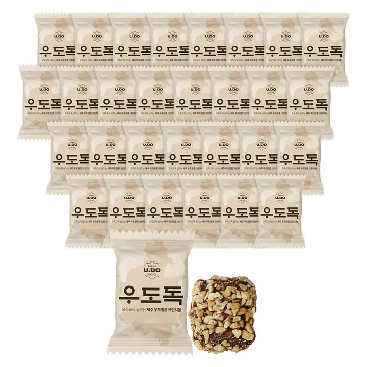 우도땅콩 우도독 30p, 1개, 210g