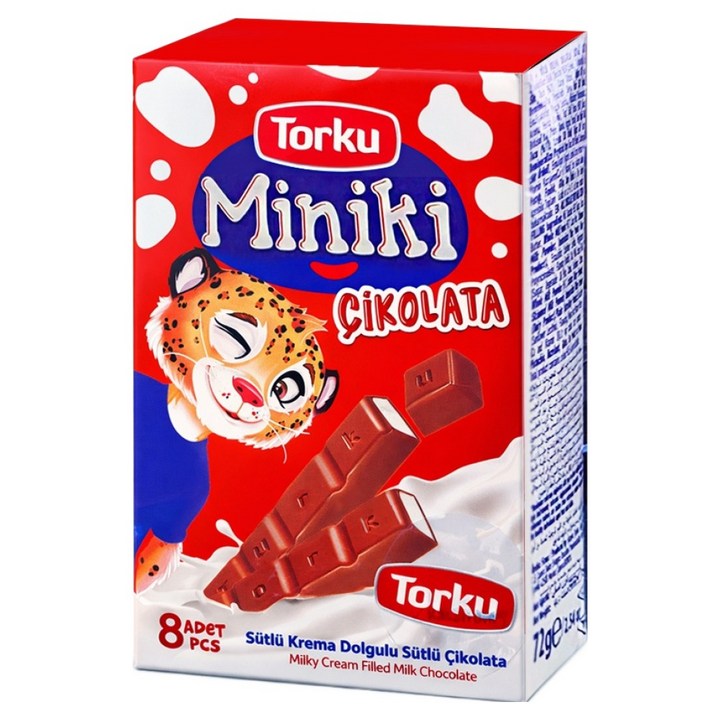 토르쿠 미니키 초콜릿 8p, 72g, 1개