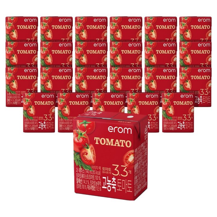 이롬 고농축 토마토, 24개, 140ml