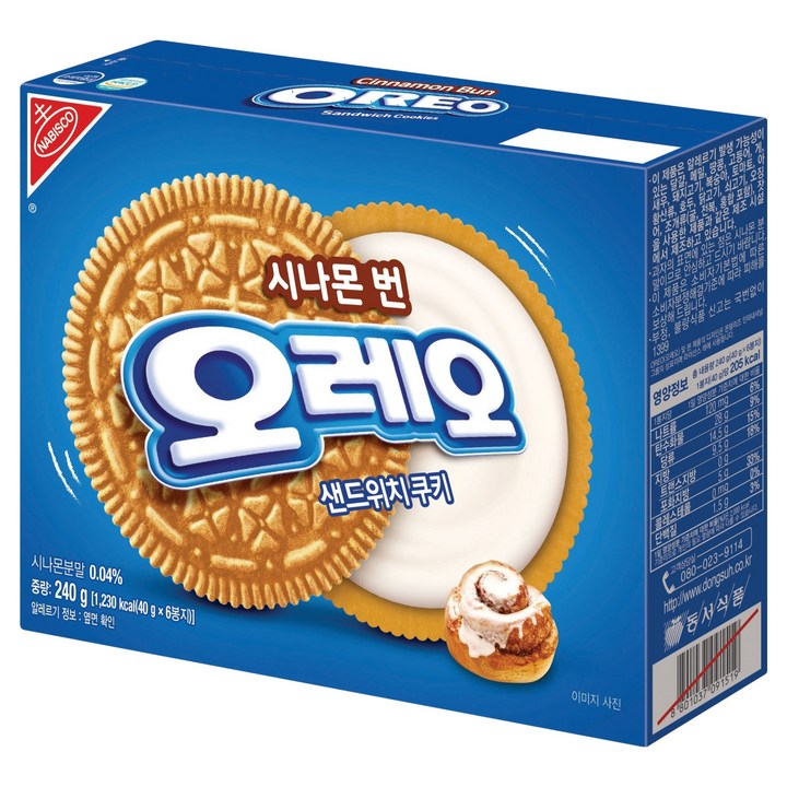 오레오 시나몬번, 1개, 240g