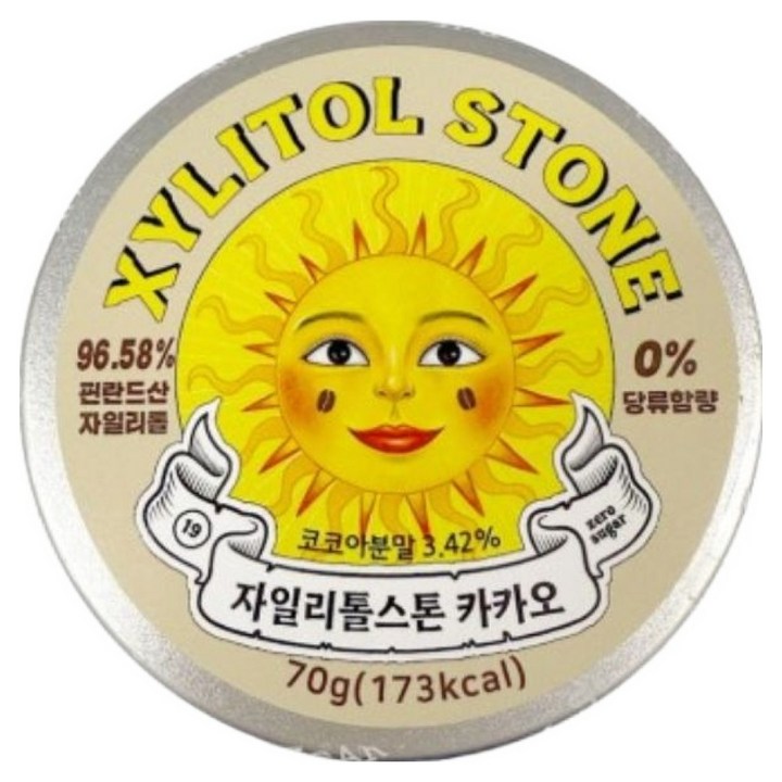 자일리톨스톤 사탕 카카오, 1개, 70g