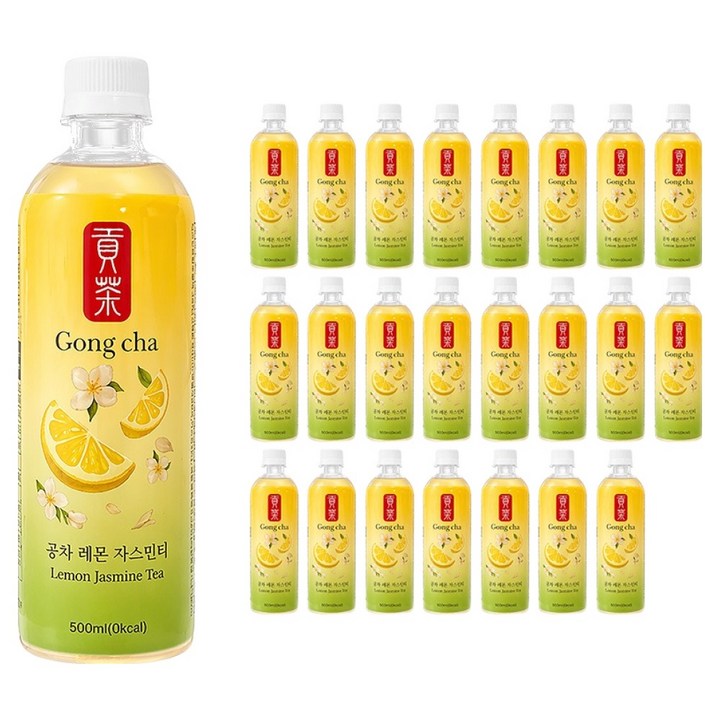공차 레몬 자스민티, 24개, 500ml