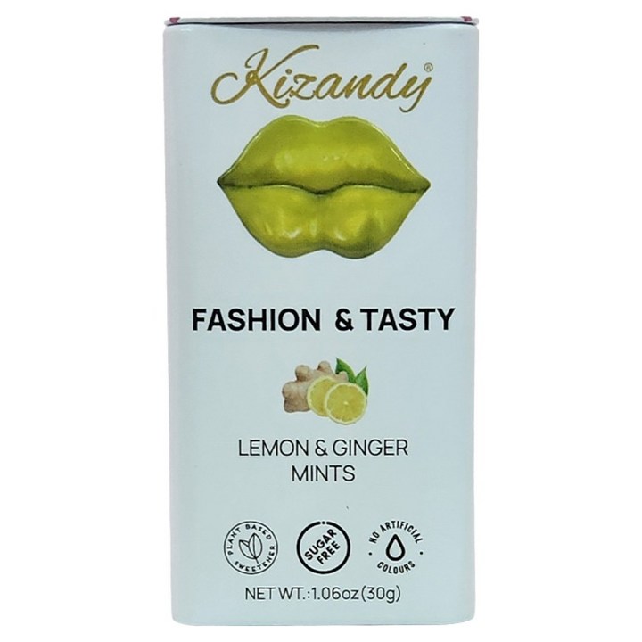 키잰디 슈가프리 레몬&진저맛 민트 캔디, 30g, 1개