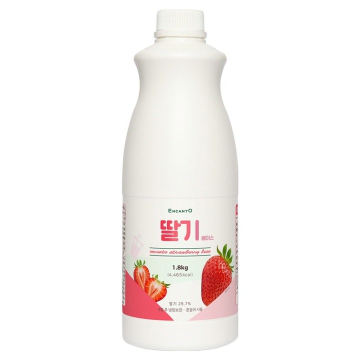엔칸토 딸기 음료베이스, 1.8kg, 1개
