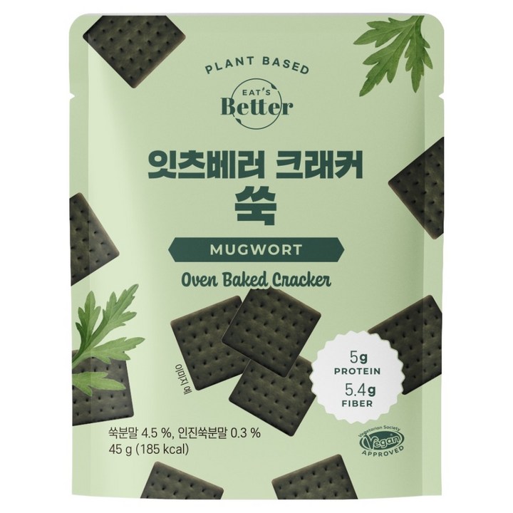 잇츠베러 크래커 쑥, 45g, 1개