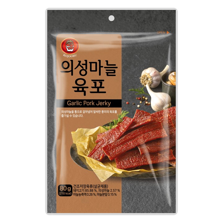 코주부 의성마늘 육포, 80g, 1개