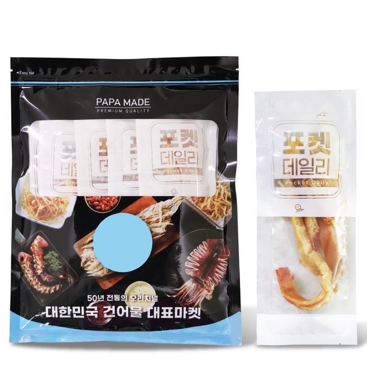 포켓데일리 페스츄리 바베큐 오징어 5p, 1개, 150g
