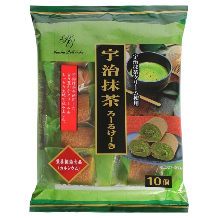 야마우치 말차 롤케이크, 140g, 1개