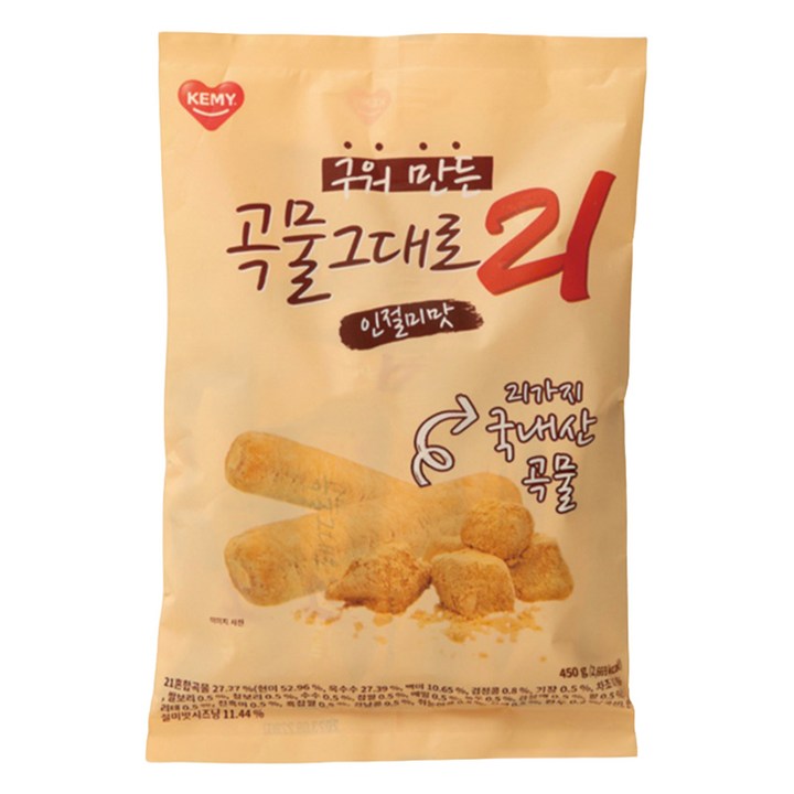 곡물그대로21 구워만든 곡물그대로 21 인절미, 1개, 450g