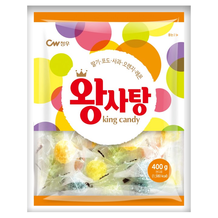 청우식품 왕사탕, 1개, 400g