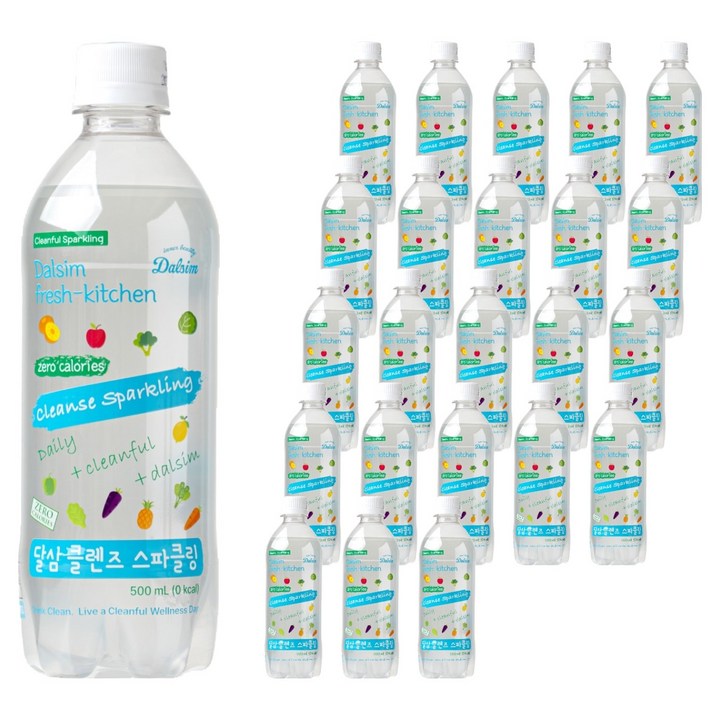 달심 클렌즈 스파클링, 24개, 500ml