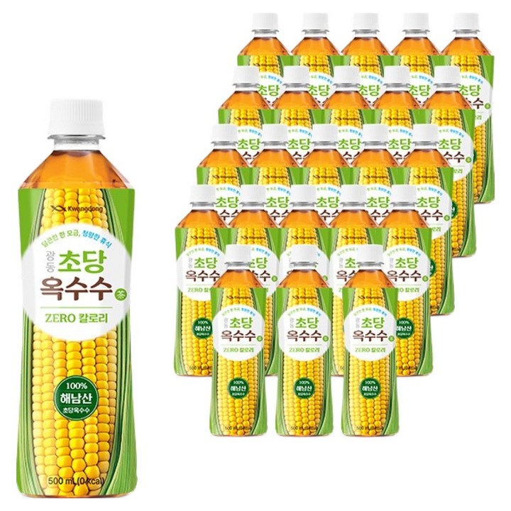 광동제약 초당옥수수차, 24개, 500ml