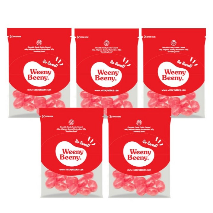 위니비니 버블껌맛 젤리빈 C, 50g, 5개