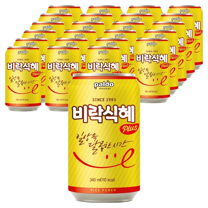 비락식혜 팔도, 340ml, 24개