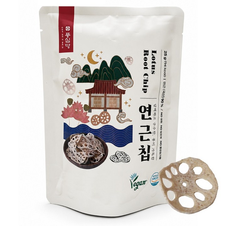 풍심당 더 맛있는 연근칩, 25g, 1개