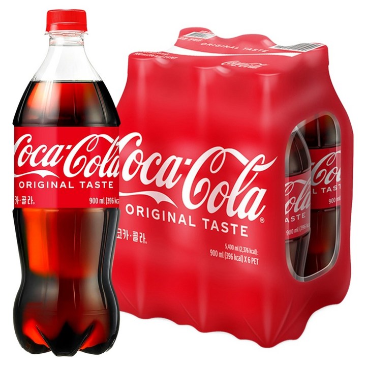 코카콜라 오리지널, 900ml, 6개