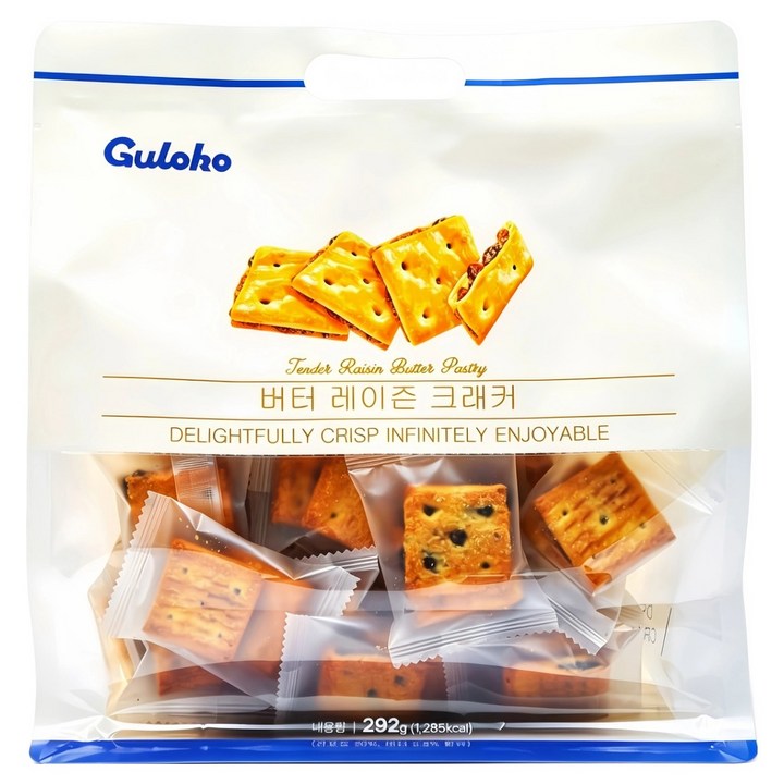 고락기 버터 레이즌 건포도 크래커, 292g, 1개