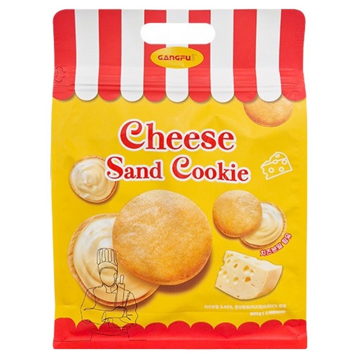치즈 샌드 쿠키, 600g, 1개