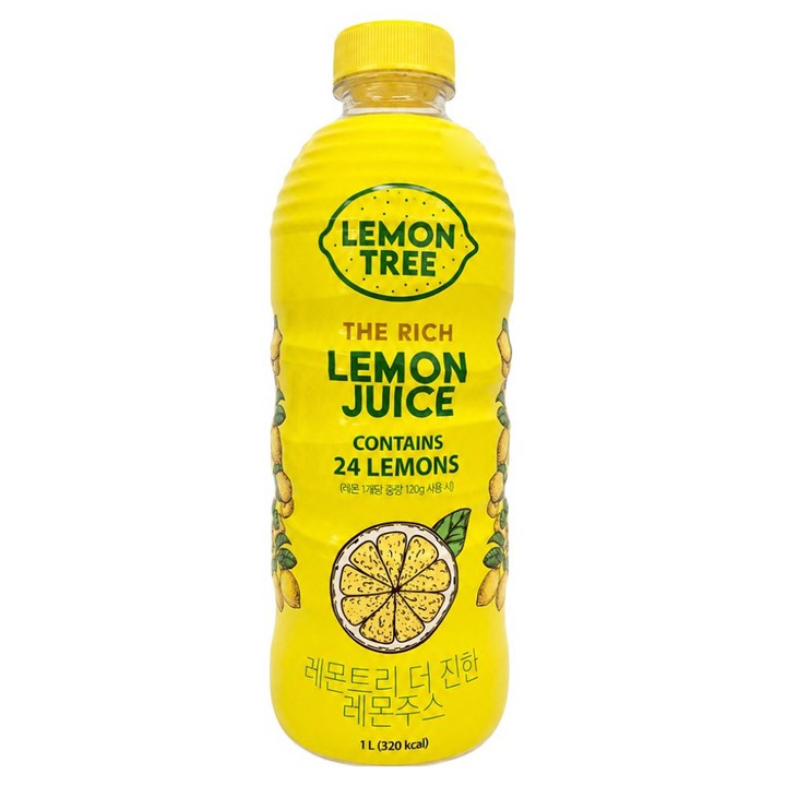 레몬트리 더진한 레몬주스, 1개, 1L