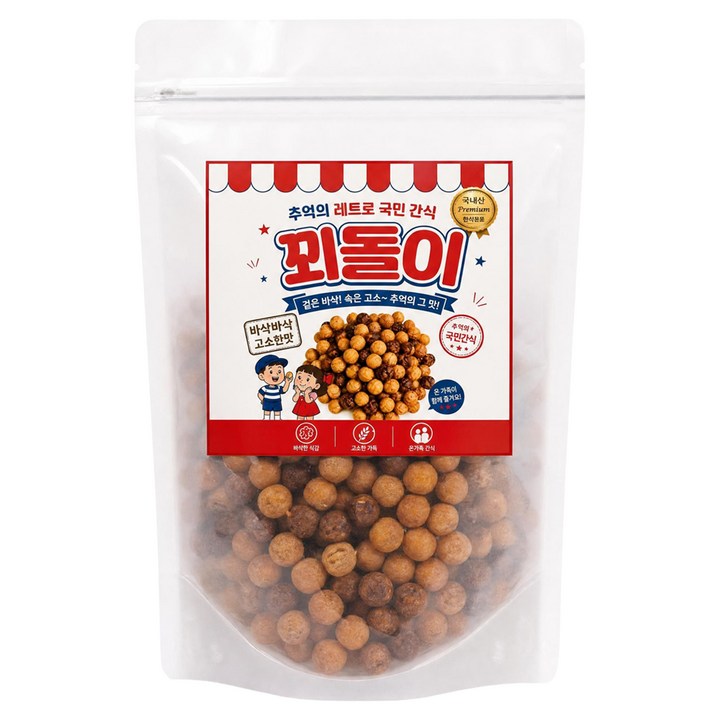 추억의 레트로 국민 간식 꾀돌이, 300g, 1개
