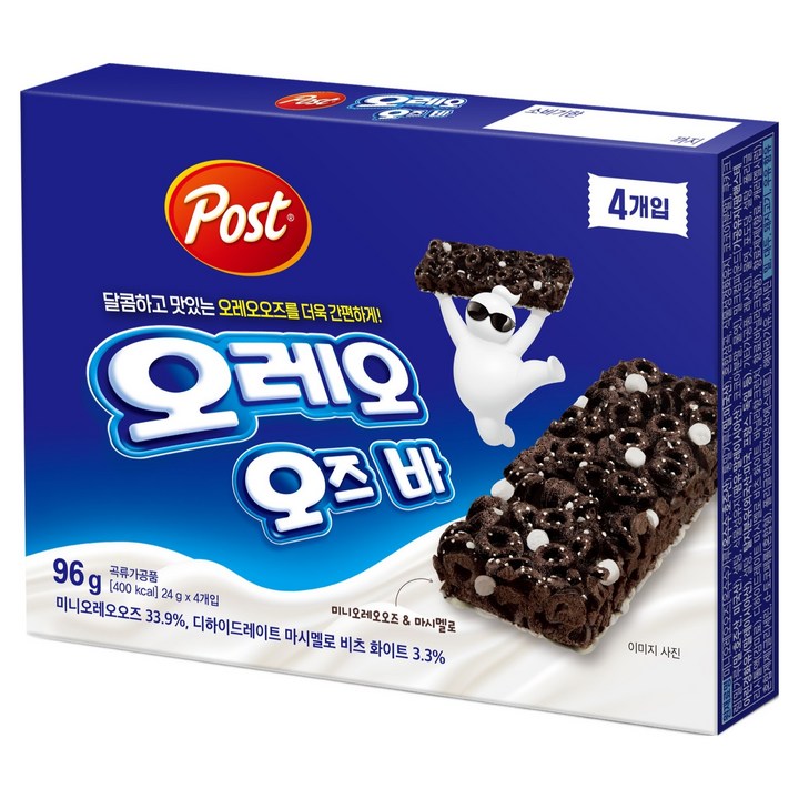 포스트 오레오 오즈바 4p, 96g, 1개