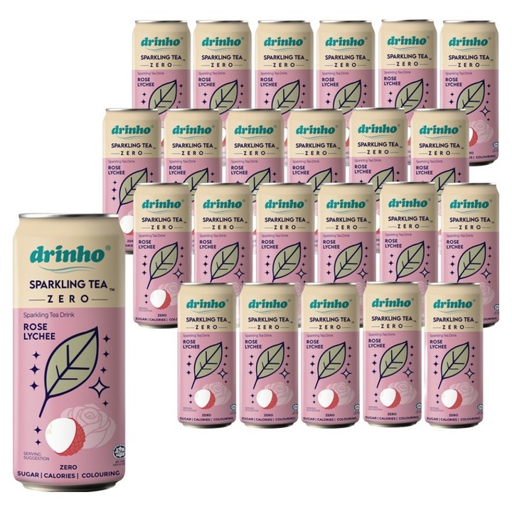 드린호 제로 스파클링티 로즈리치, 24개, 320ml